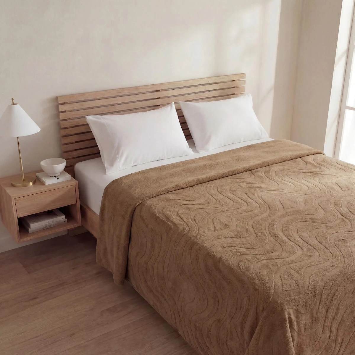 PLUMÓN RIPLEY HOME GEO SHERPA 1.5 PLAZAS TAUPE - 1