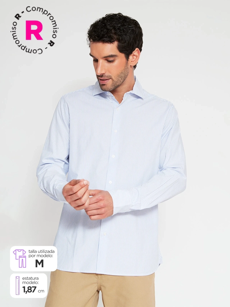 CAMISA HOMBRE MARQUIS ALGODÓN MANGA LARGA - 1