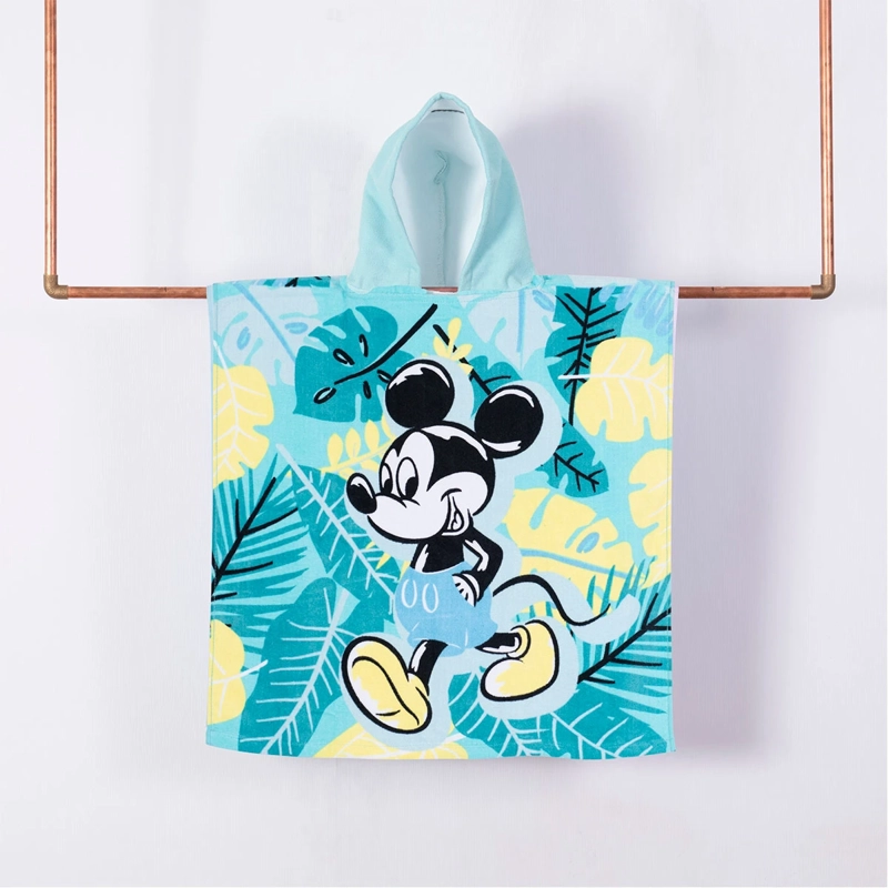 TOALLA CAPUCHA DISNEY MICKEY TROPIC 60X120 CM