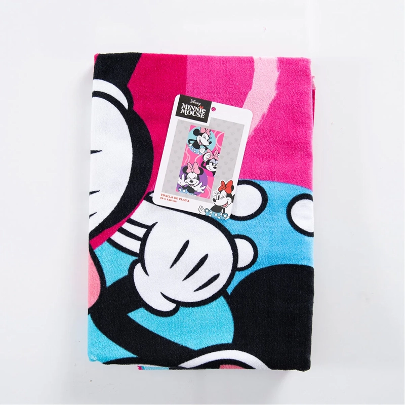 TOALLA DE PALYA DISNEY MINNIE CIRC 70X140 CM - 3