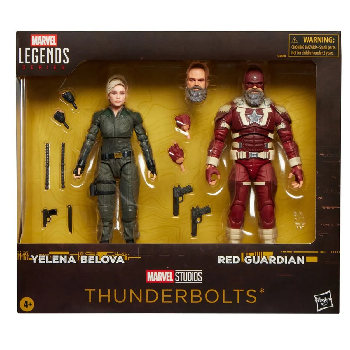 FIGURA DE ACCIÓN MARVEL LEGENDS SERIES YELENA BELOVA Y RED GUARDIAN - 1