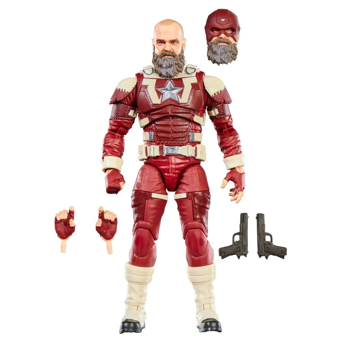 FIGURA DE ACCIÓN MARVEL LEGENDS SERIES YELENA BELOVA Y RED GUARDIAN - 6
