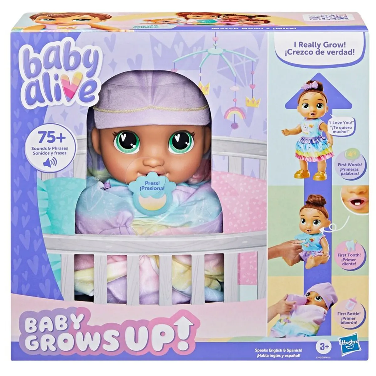 MUÑECA BABY ALIVE BABY GROWS UP SOPHIA SPARKLE - 1