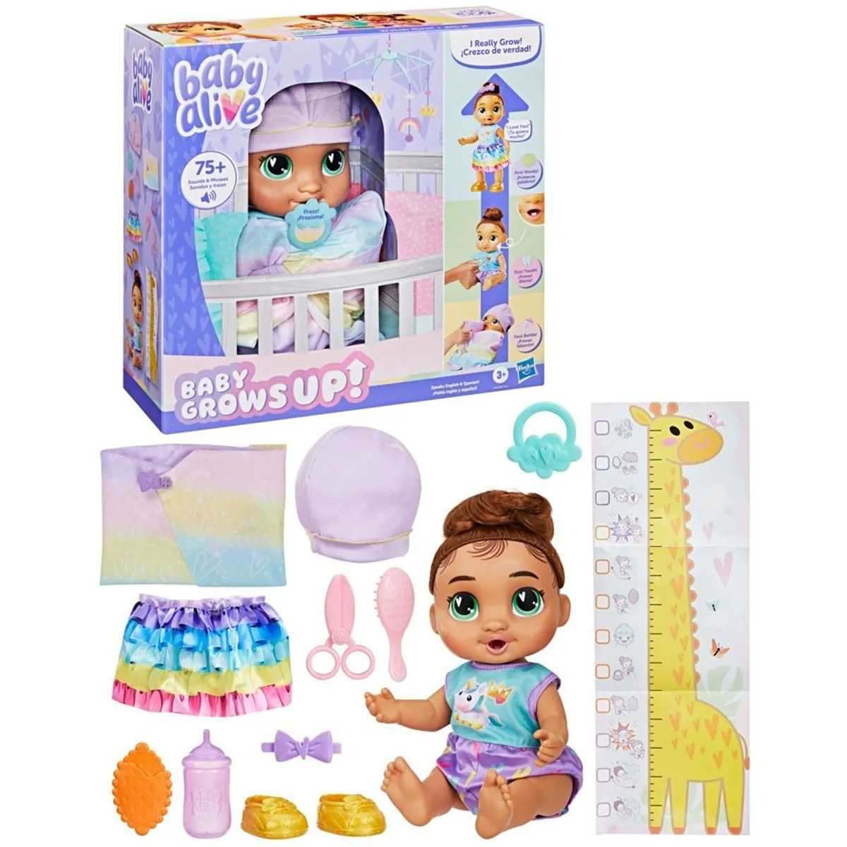 MUÑECA BABY ALIVE BABY GROWS UP SOPHIA SPARKLE - 3
