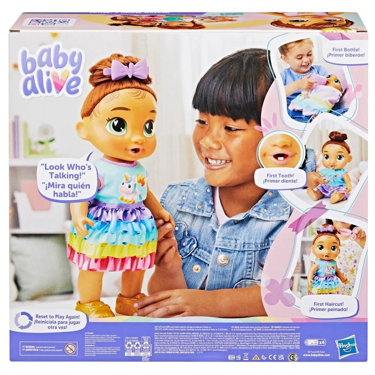 MUÑECA BABY ALIVE BABY GROWS UP SOPHIA SPARKLE - 6
