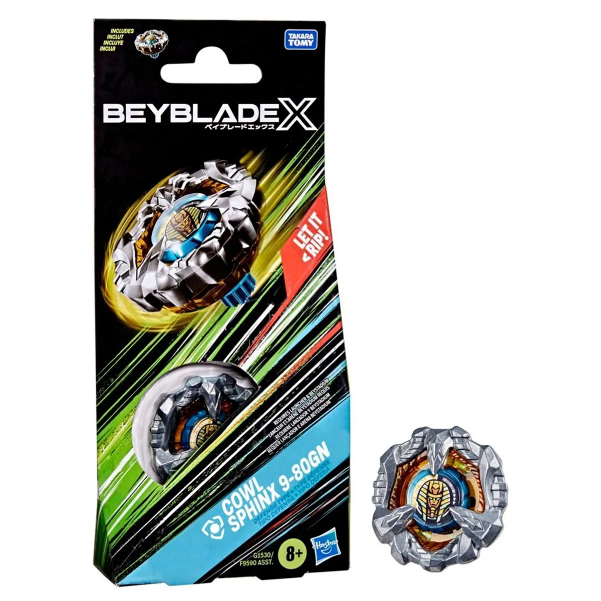 TROMPO BEYBLADE X TAKARA TOMY KIT DE REFUERZO COWL SPHINX 9-80GN