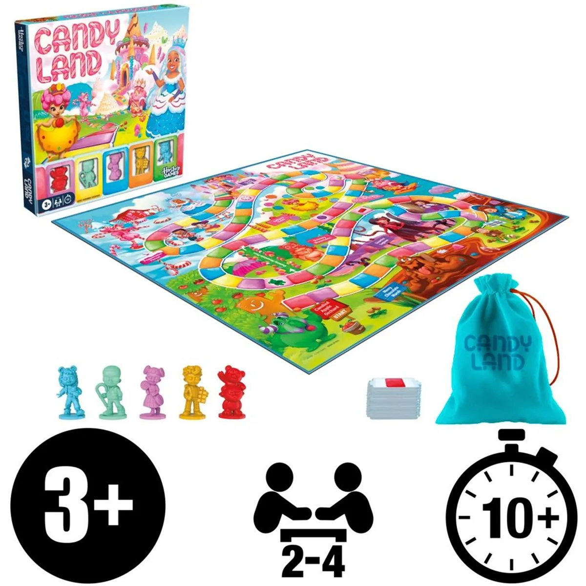 JUEGO DE MESA HASBRO GAMES CANDY LAND - 1