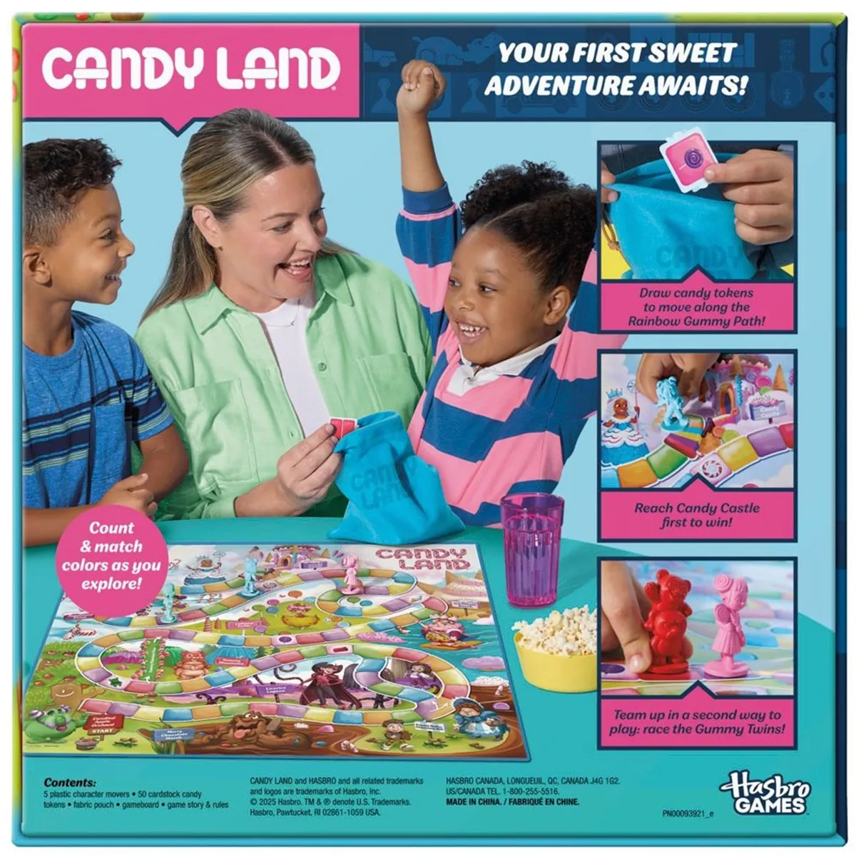 JUEGO DE MESA HASBRO GAMES CANDY LAND - 6