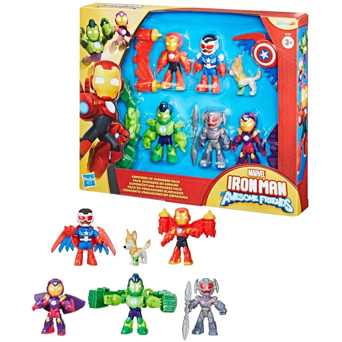 FIGURA DE ACCIÓN IRON MAN Y SUS INCREÍBLES AMIGOS PAQUETE BLINDADO DE LOS VENGADORES - 1