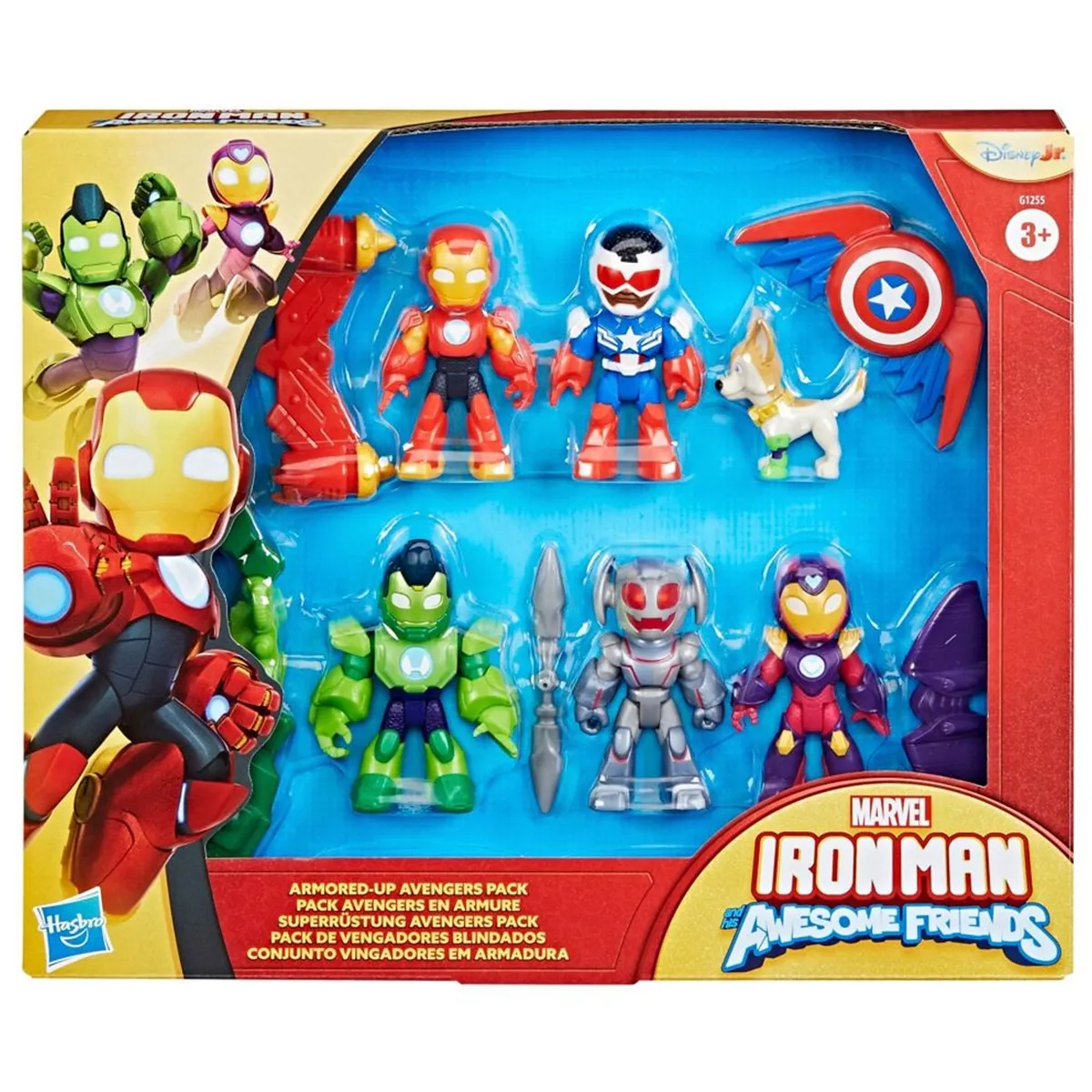 FIGURA DE ACCIÓN IRON MAN Y SUS INCREÍBLES AMIGOS PAQUETE BLINDADO DE LOS VENGADORES - 3