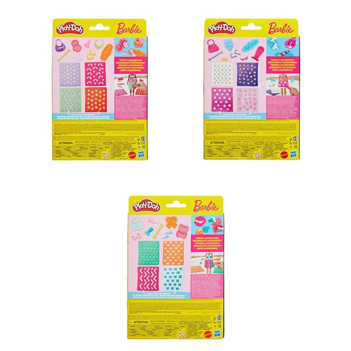 SET DE MASA MOLDEABLE PLAY-DOH BARBIE SURTIDO DE PACKS DE DISEÑO - 4