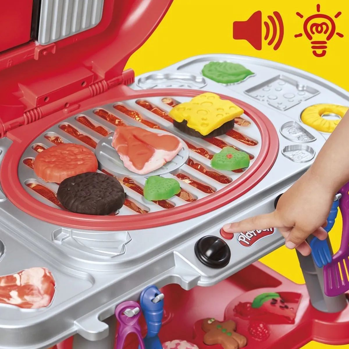 SET DE MASA MOLDEABLE PLAY DOH LA PARRILLADA PLAY DOH - 6
