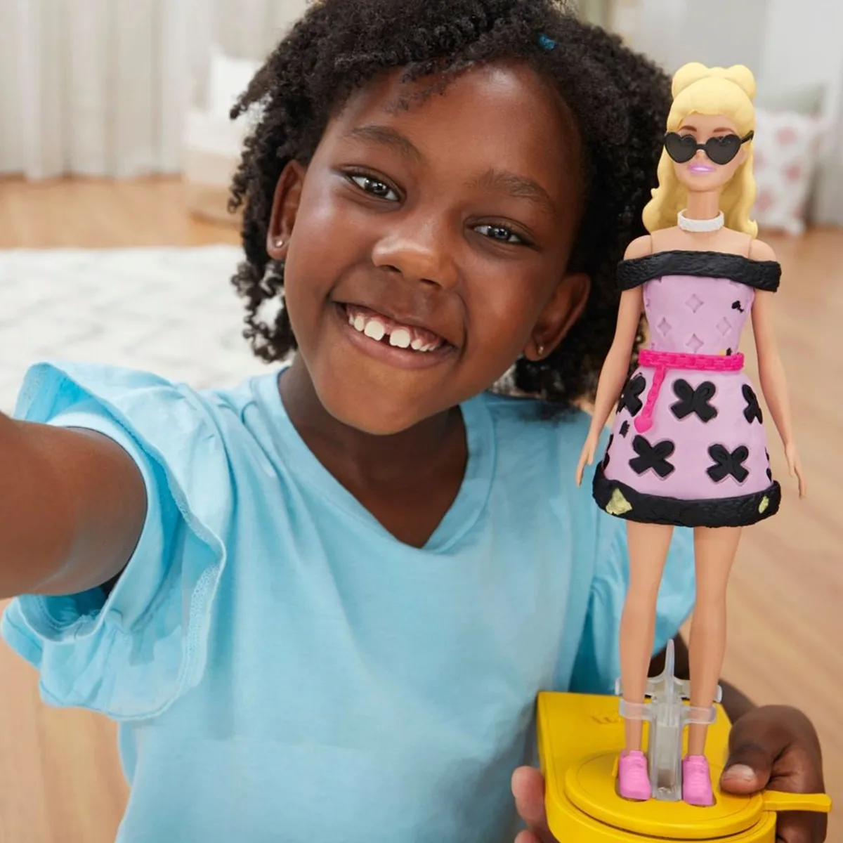 SET DE MASAS MOLDEABLE PLAY-DOH BARBIE DESFILE DE MODA DE DISEÑADOR - 4