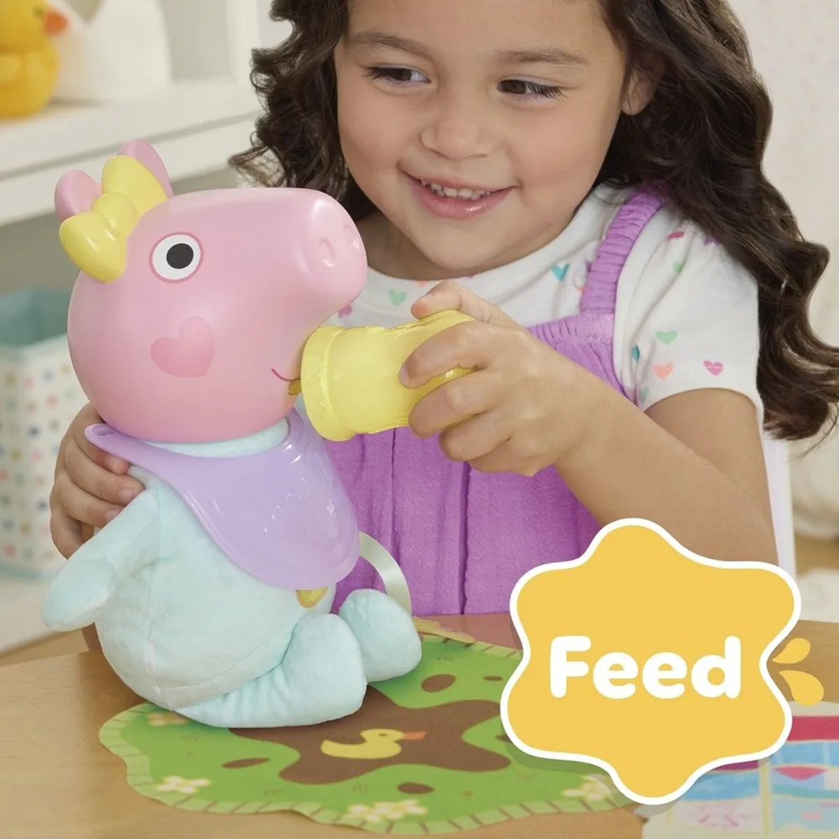 MUÑECA PEPPA PIG EVIE GRUÑIDOS Y ABRAZOS - 11