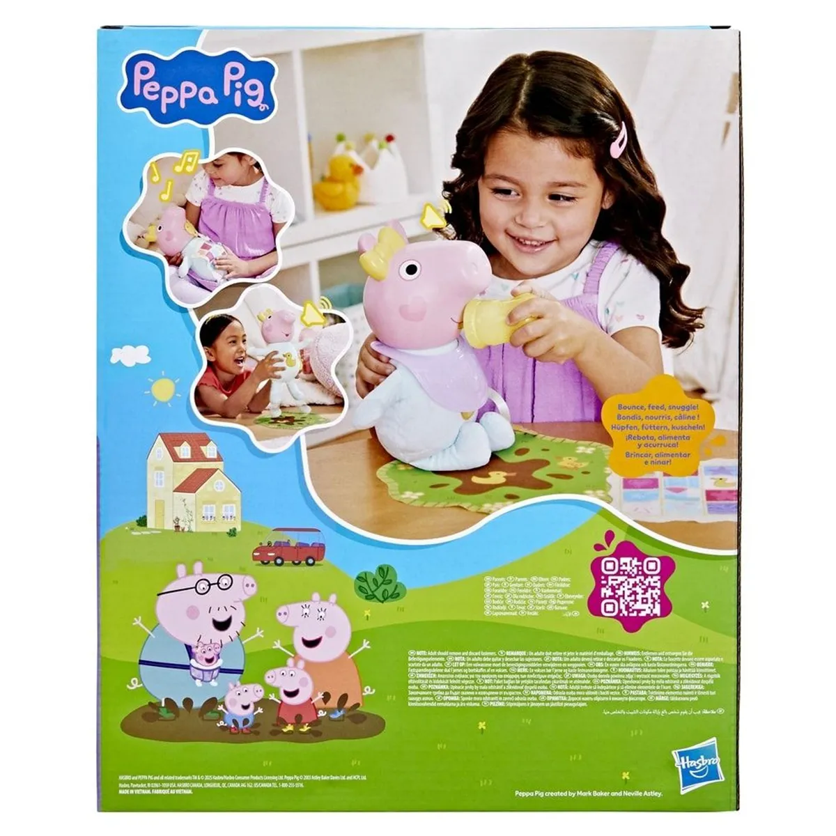 MUÑECA PEPPA PIG EVIE GRUÑIDOS Y ABRAZOS - 12
