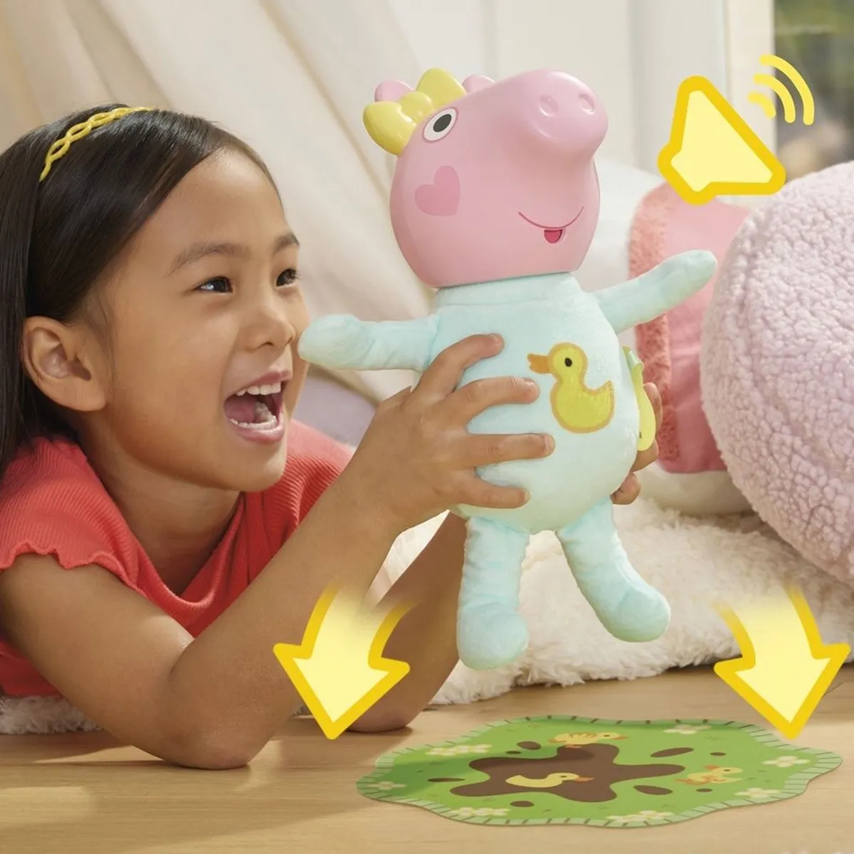 MUÑECA PEPPA PIG EVIE GRUÑIDOS Y ABRAZOS - 7
