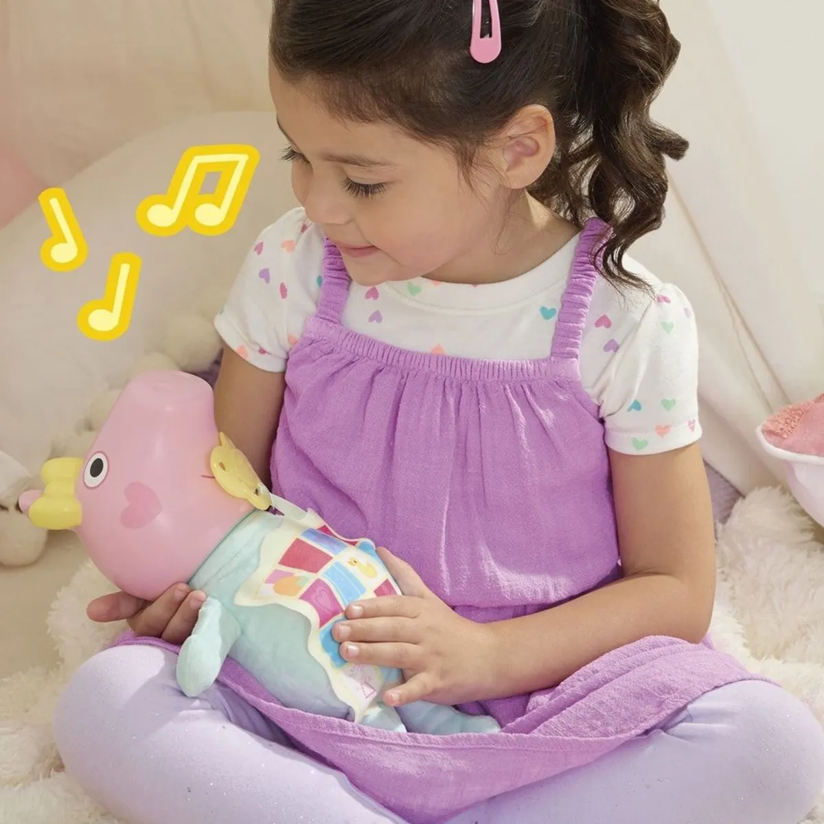 MUÑECA PEPPA PIG EVIE GRUÑIDOS Y ABRAZOS - 8