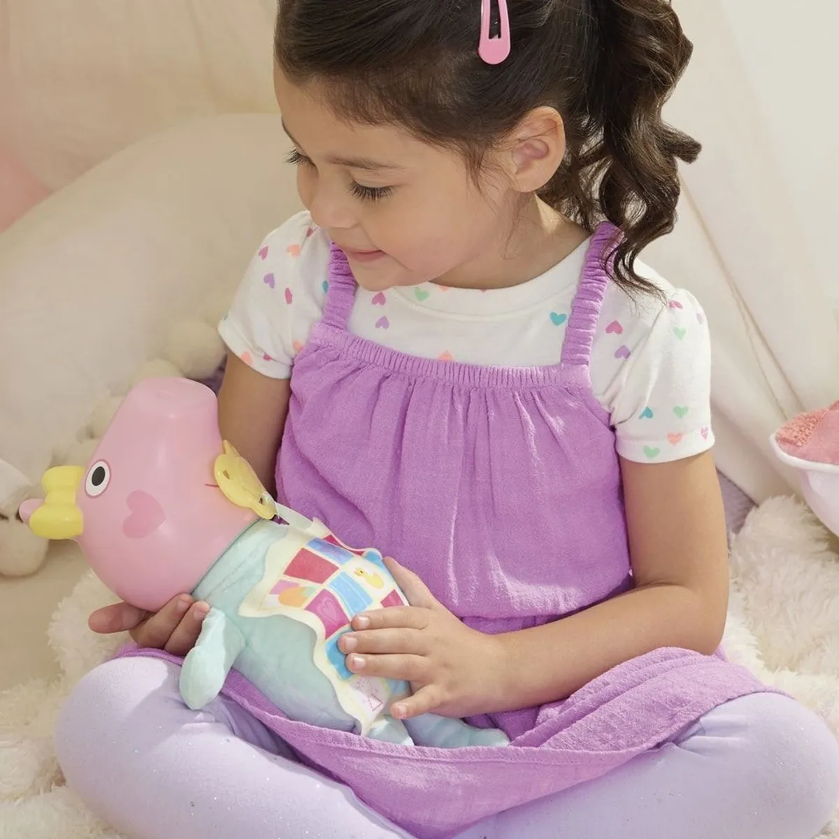 MUÑECA PEPPA PIG EVIE GRUÑIDOS Y ABRAZOS - 9