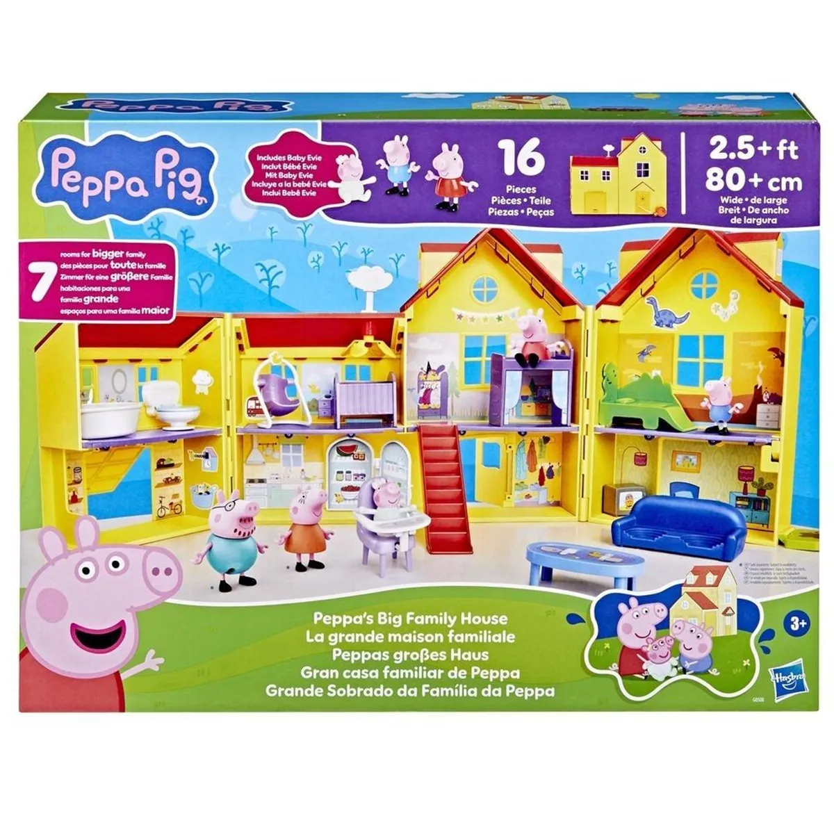 MUÑECA PEPPA PIG GRAN CASA FAMILIAR DE PEPPA - 2