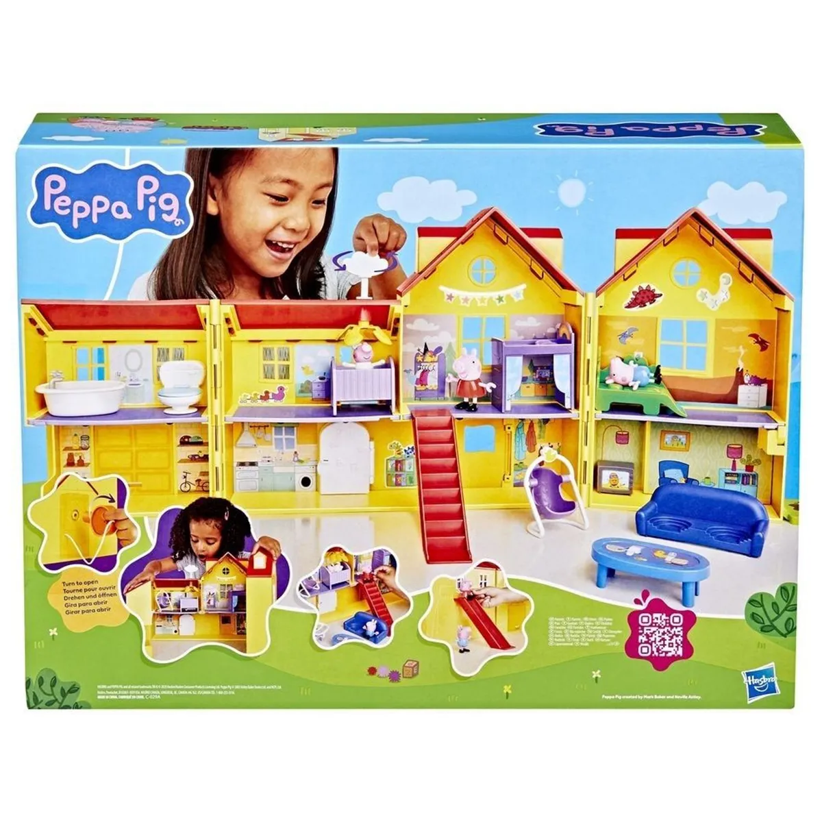 MUÑECA PEPPA PIG GRAN CASA FAMILIAR DE PEPPA - 16