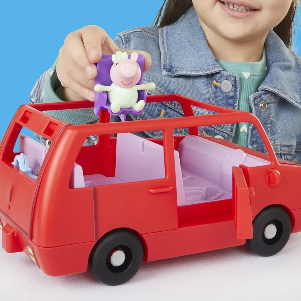 MUÑECA PEPPA PIG EL GRAN AUTO DE LA FAMILIA DE PEPPA - 5