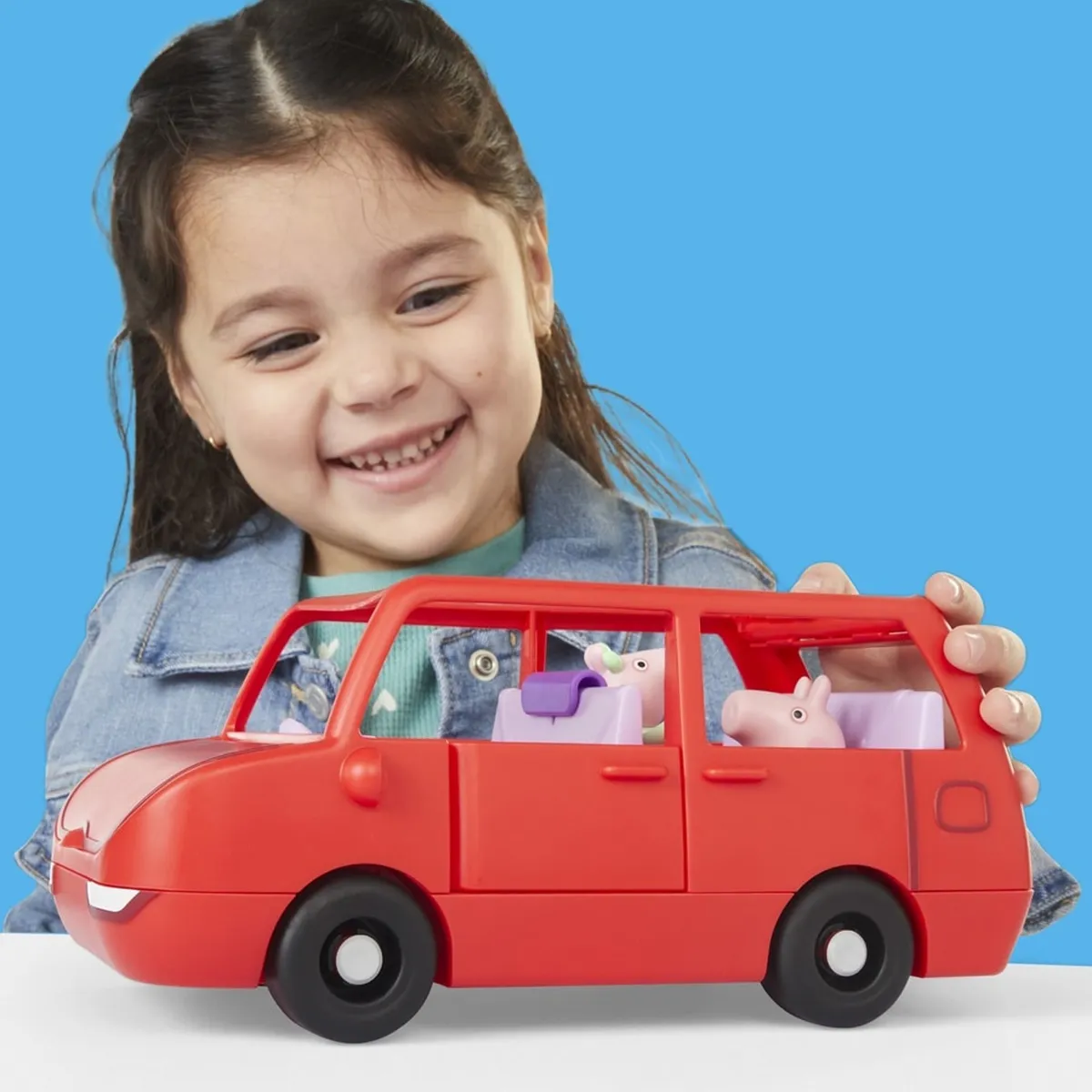 MUÑECA PEPPA PIG EL GRAN AUTO DE LA FAMILIA DE PEPPA - 7