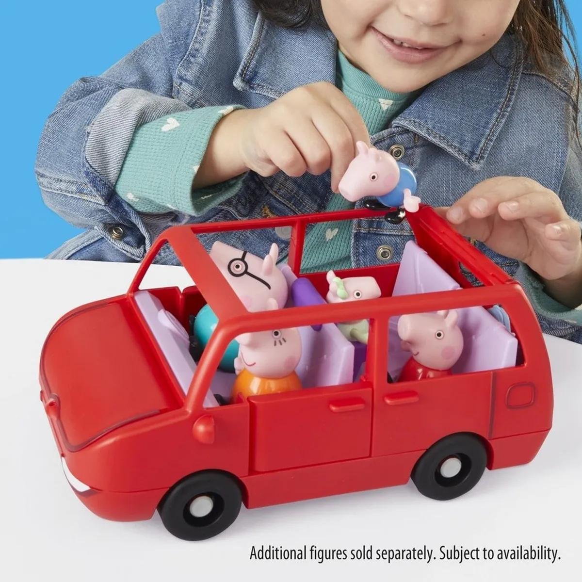 MUÑECA PEPPA PIG EL GRAN AUTO DE LA FAMILIA DE PEPPA - 9