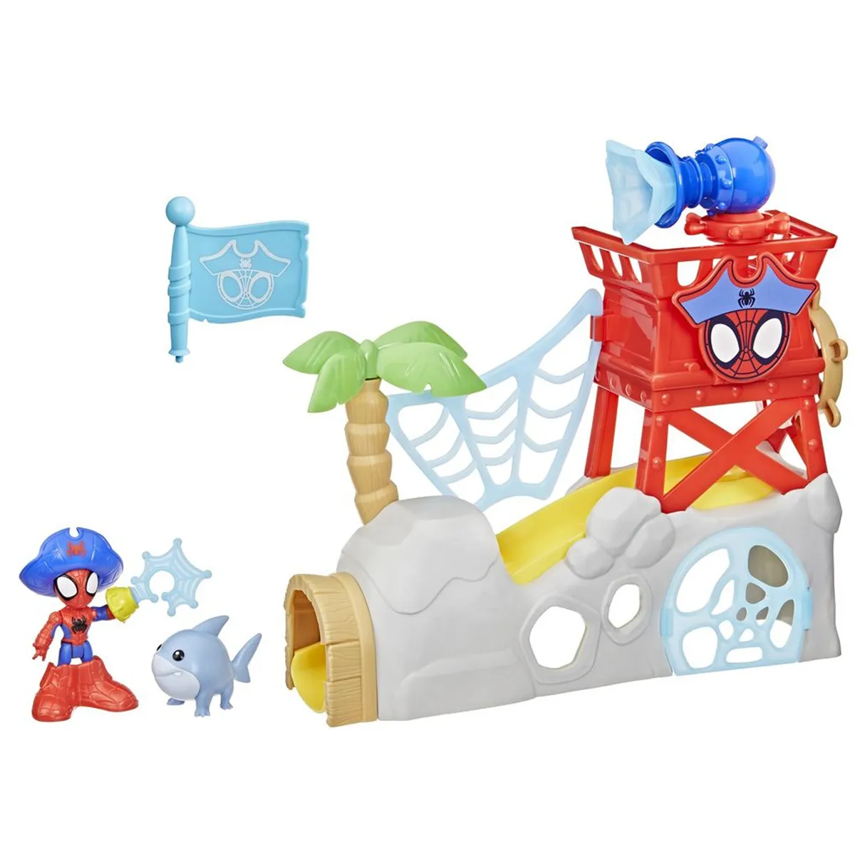 FIGURA DE ACCIÓN SPIDEY AND HIS AMAZING FRIENDS WATER-WEBS ISLA SPIDEY - 4