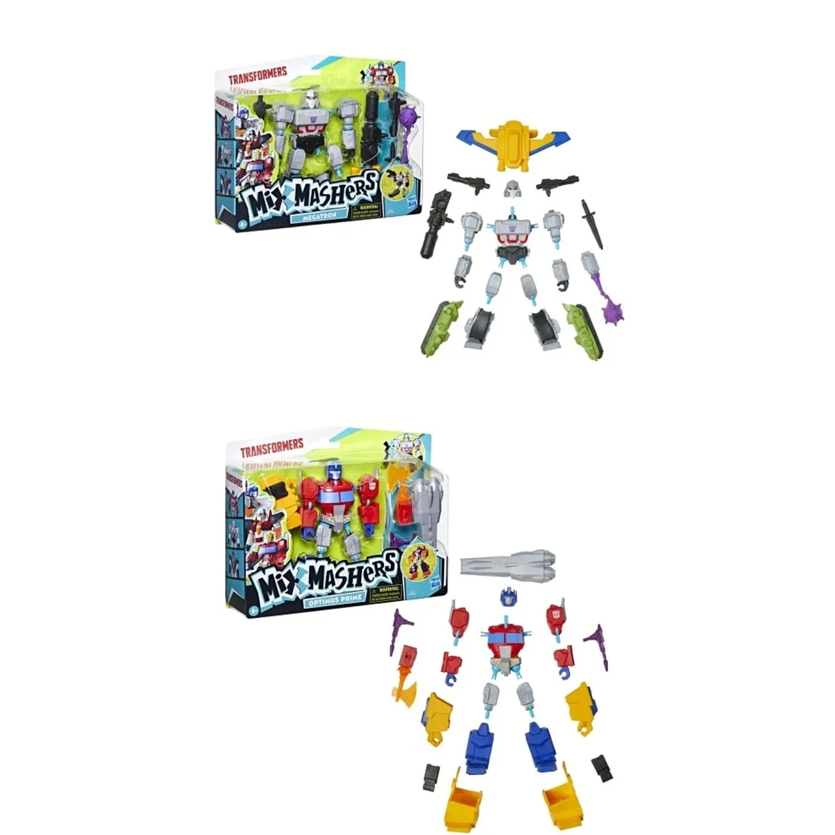 FIGURAS DE ACCIÓN TRANSFORMERS MIXMASHERS - MODELO ALEATORIO - 1