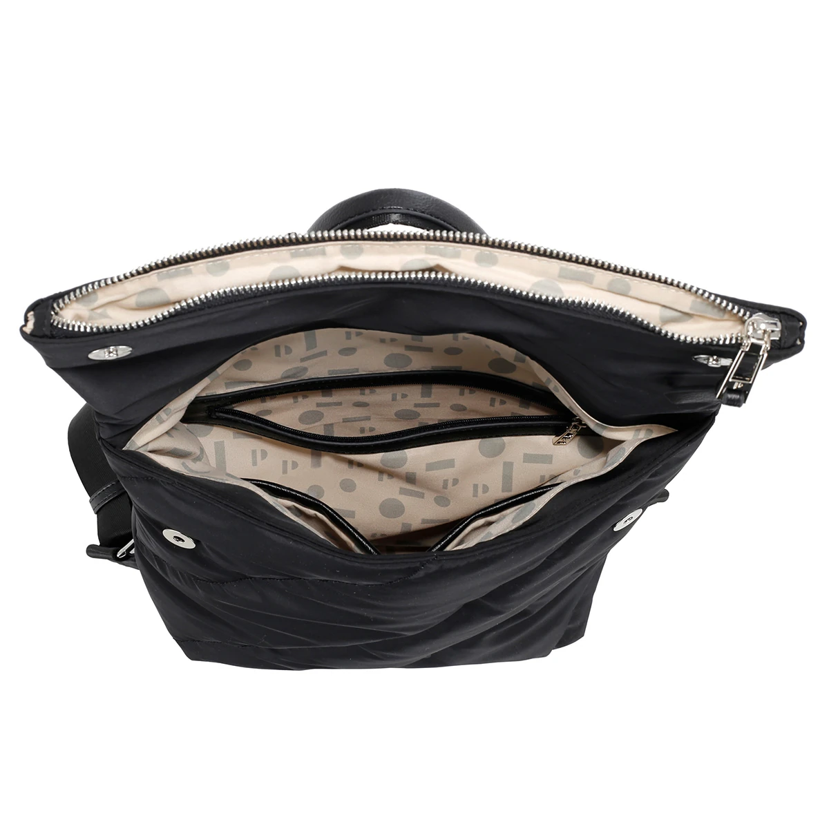 MOCHILA POLLINI NEGRO PC35 - 4