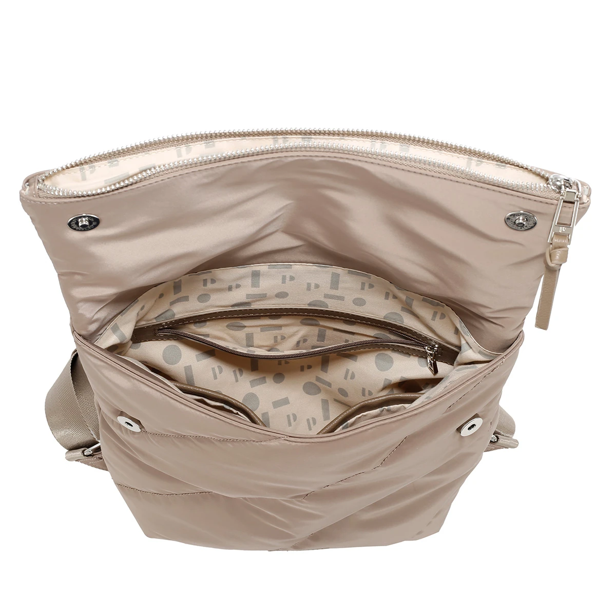 MOCHILA POLLINI TAUPE PC35 - 4