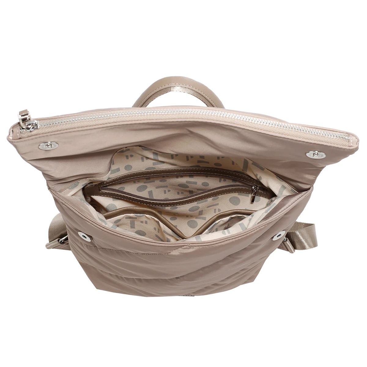 MOCHILA POLLINI TAUPE PC35 - 5