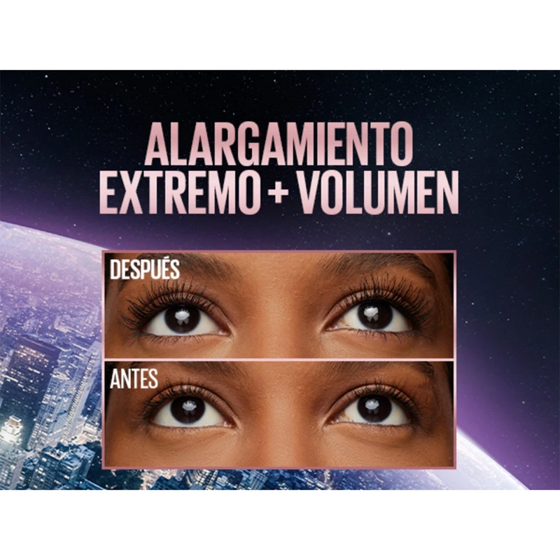 MÁSCARA DE PESTAÑAS MAYBELLINE SKY HIGH GLITTER - 3