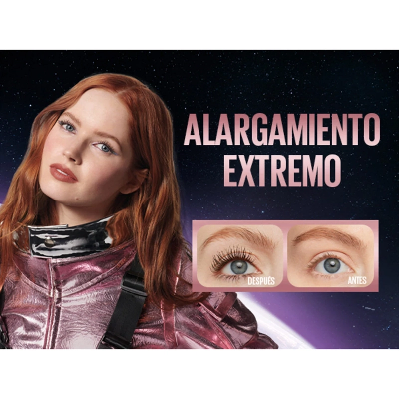 MÁSCARA DE PESTAÑAS MAYBELLINE SKY HIGH GLITTER - 4