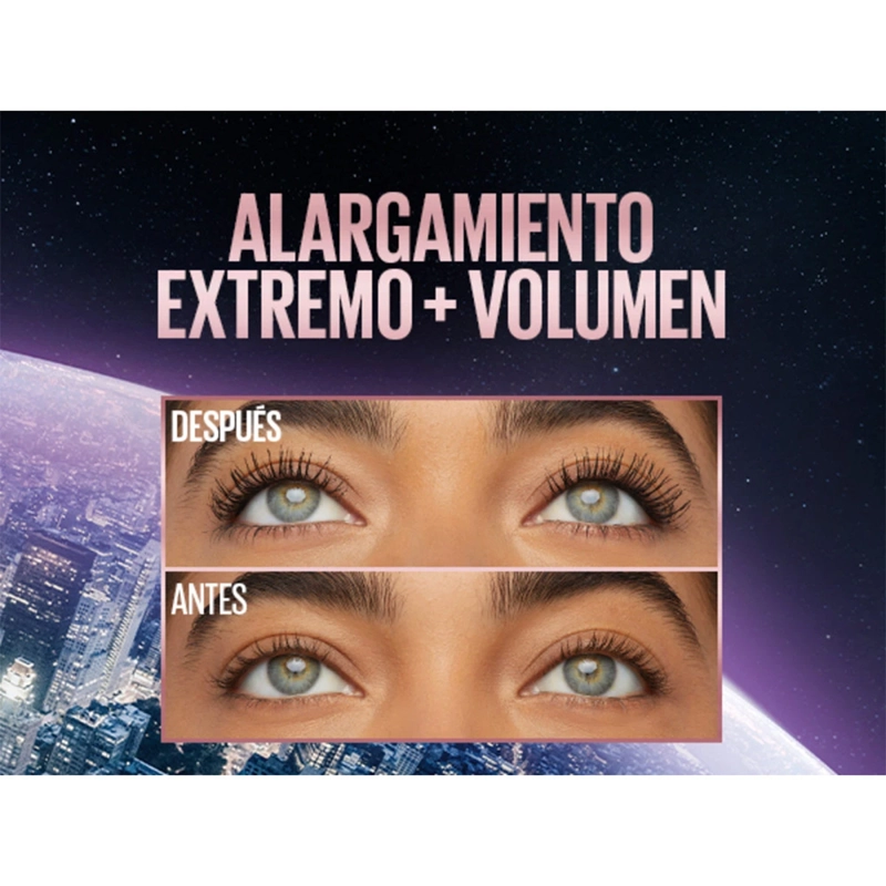 MÁSCARA DE PESTAÑAS MAYBELLINE SKY HIGH GLITTER - 6