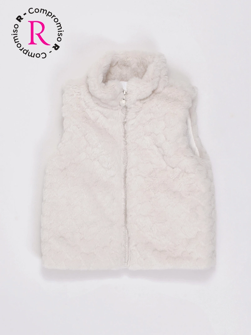 CHAQUETA SIN MANGAS NIÑA BABY HARVEST PELOS - 1