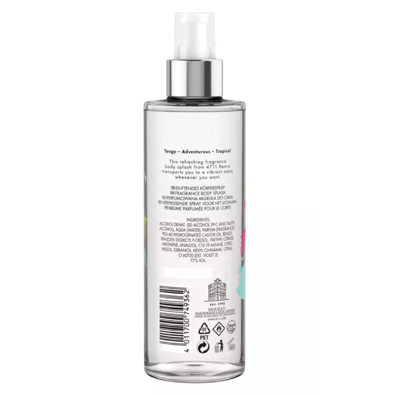 PERFUME UNISEX 4711 GREEN OASIS BODY MIST 250ML - 2