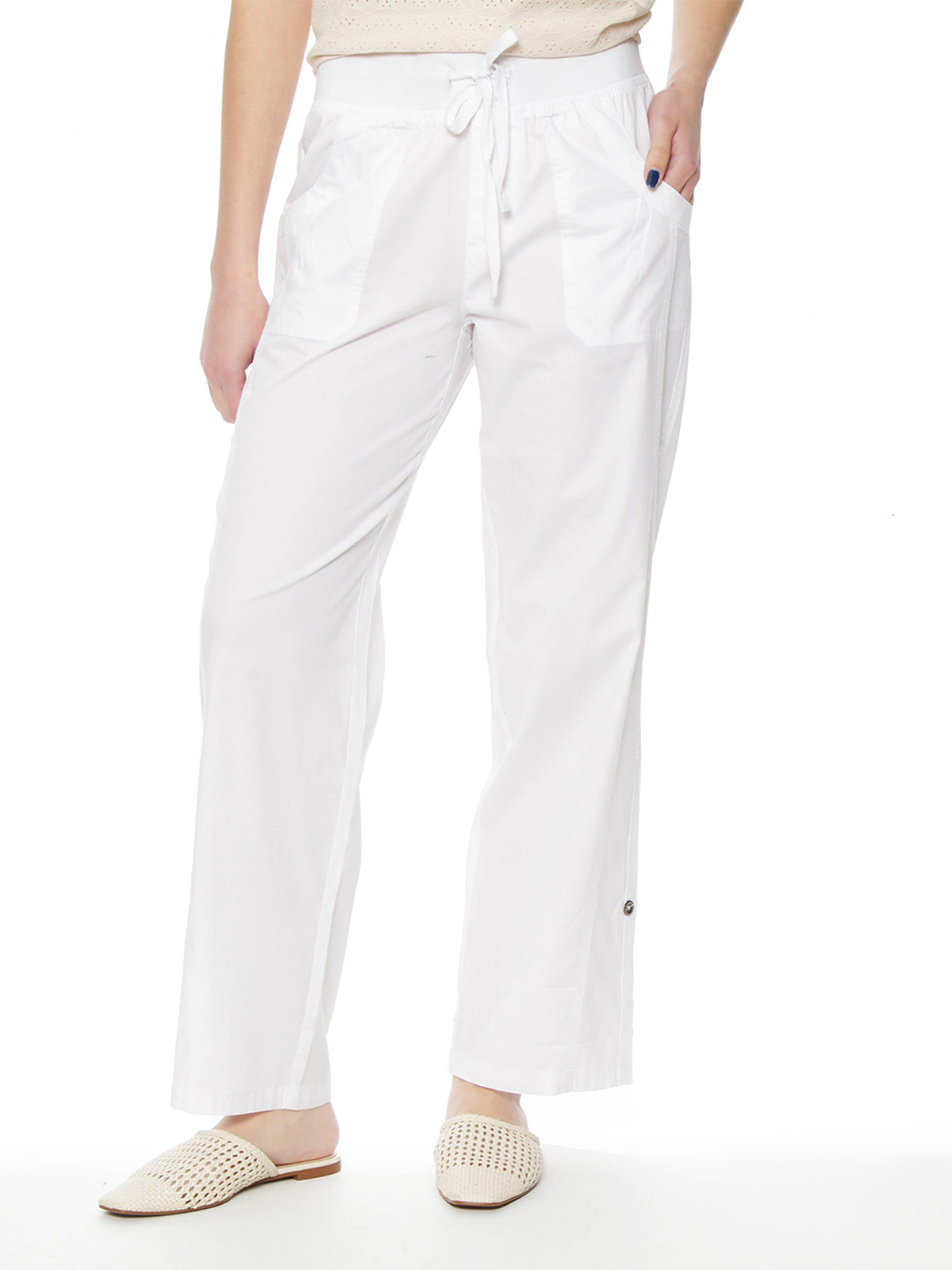 PANTALÓN MUJER WADOS ALGODÓN BASTA AJUSTABLE - 1