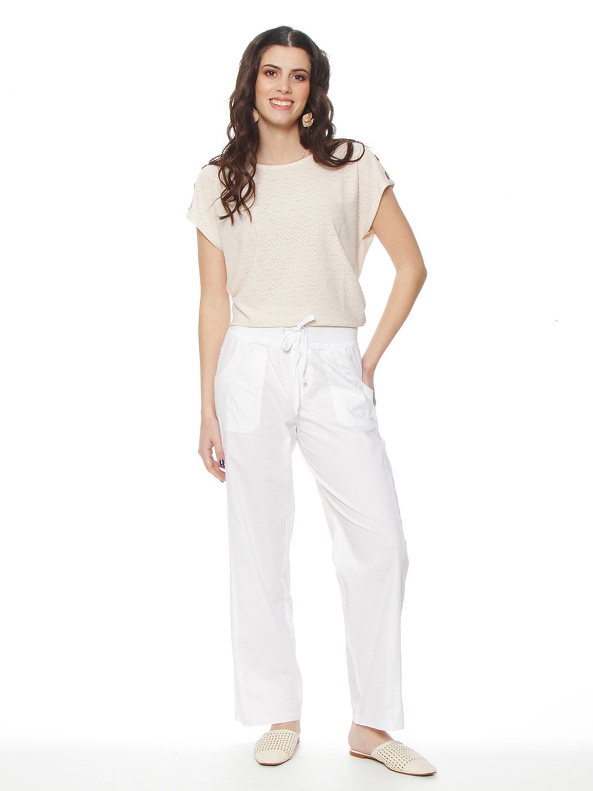 PANTALÓN MUJER WADOS ALGODÓN BASTA AJUSTABLE - 6