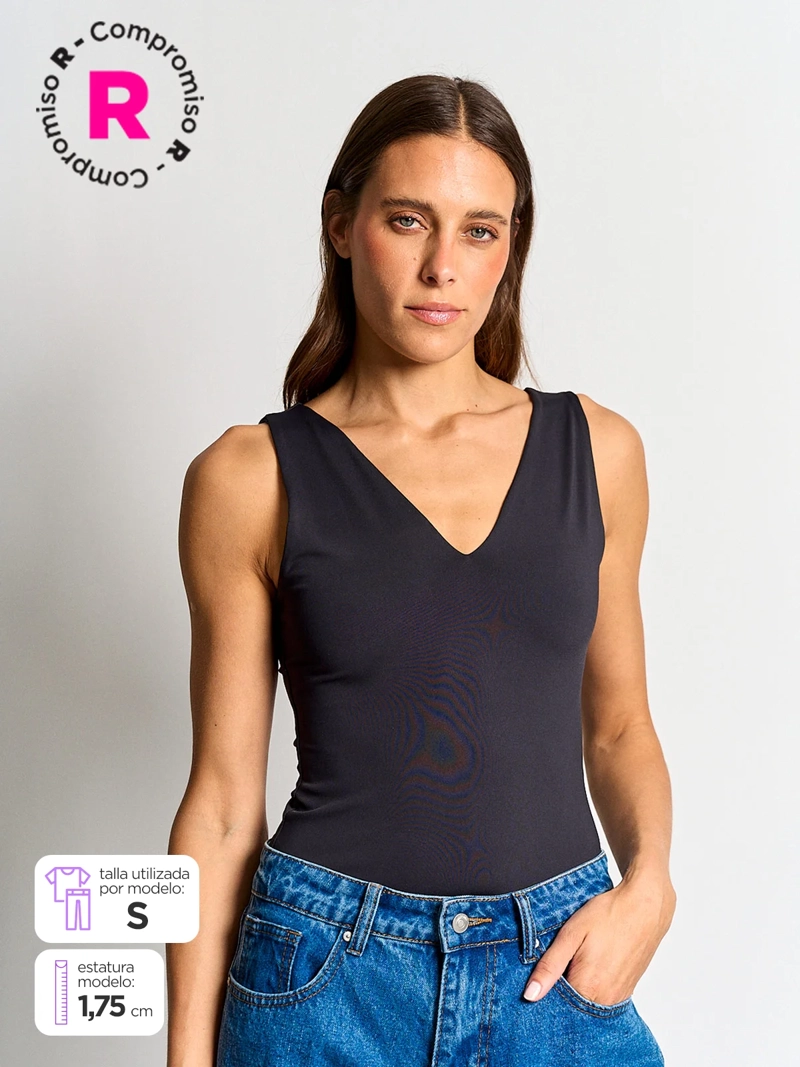 BODY MUJER MARQUIS ESCOTE EN V - 1