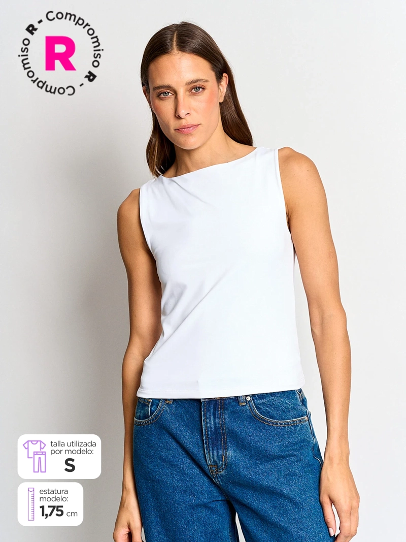 POLERA MUJER MARQUIS SIN MANGAS