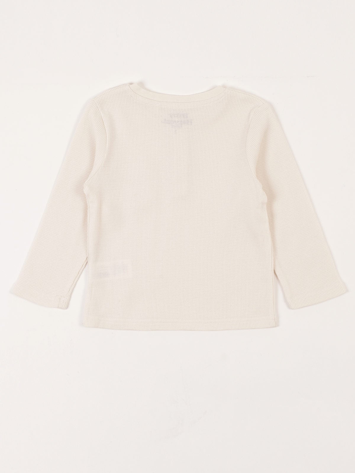 POLERA MANGA LARGA NIÑO BABY HARVEST WAFFLE - 2