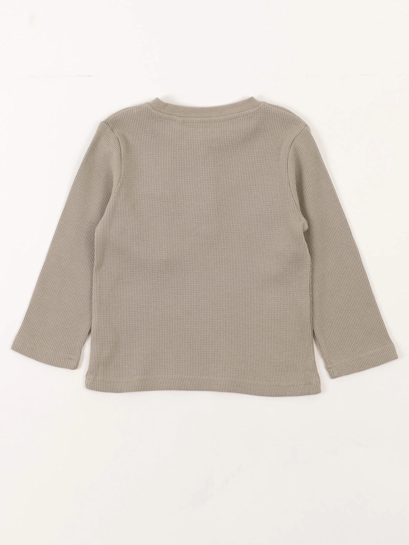 POLERA MANGA LARGA NIÑO BABY HARVEST WAFFLE - 2