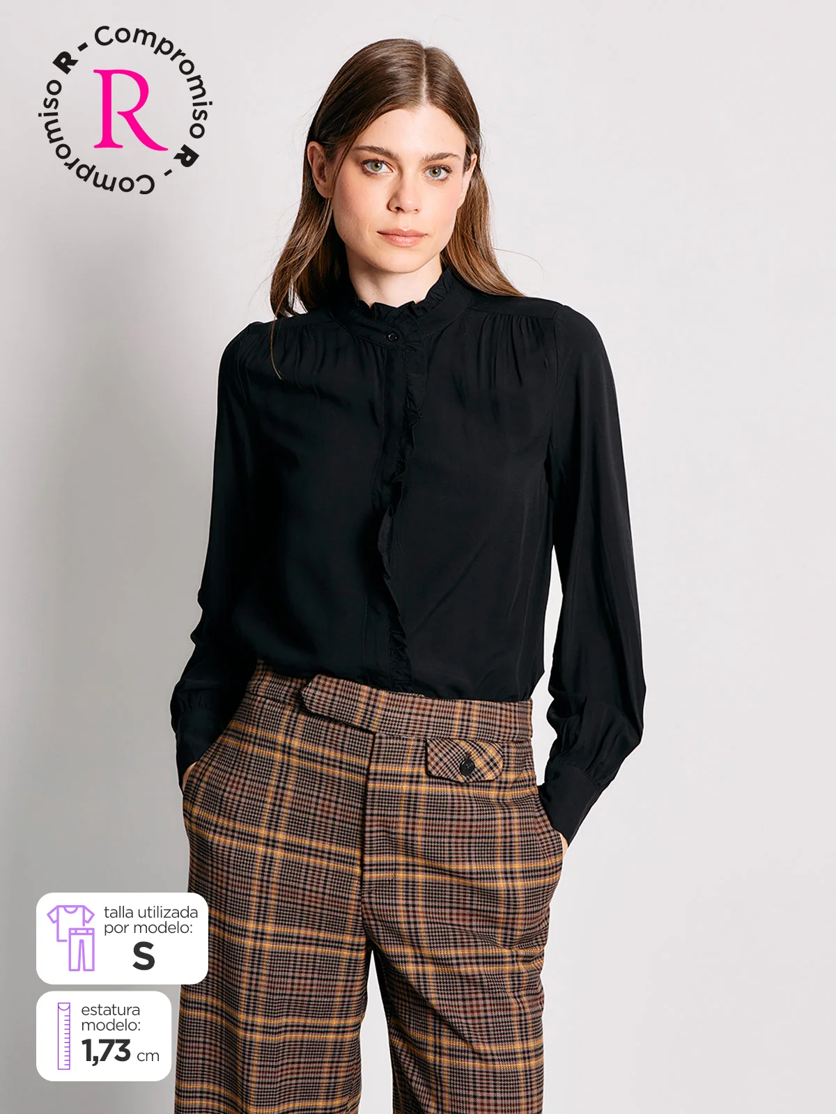 MARQUIS BLUSA MUJER MARQUIS CUELLO VUELO