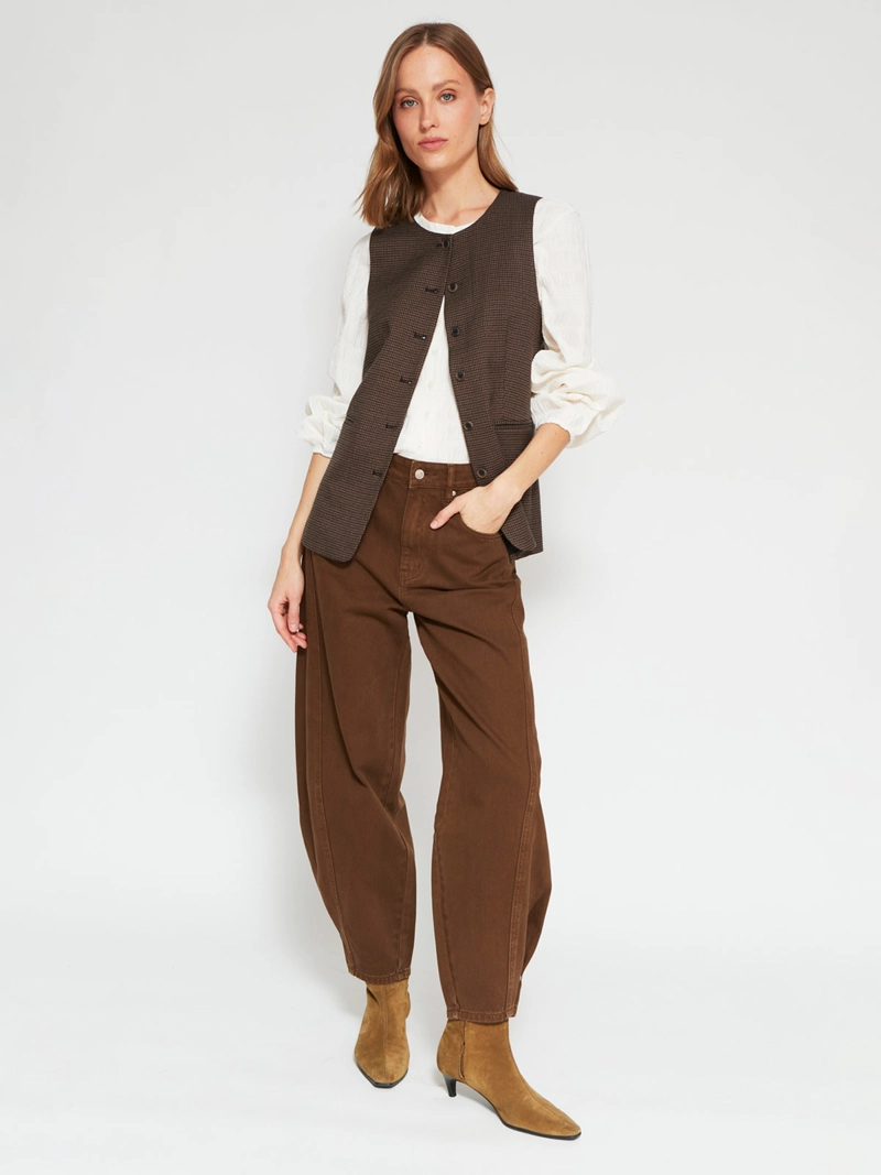 GILET MUJER MARQUIS CUADRILLÉ - 4