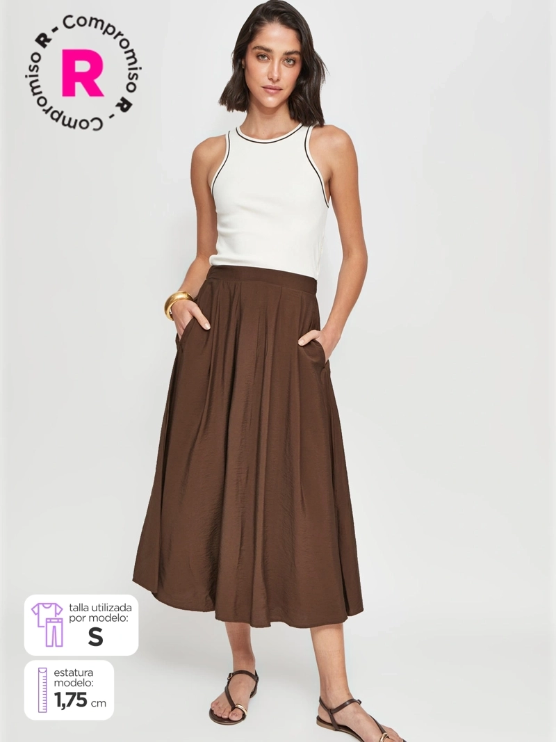VESTIDO MUJER MARQUIS ALGODÓN LARGO - 1