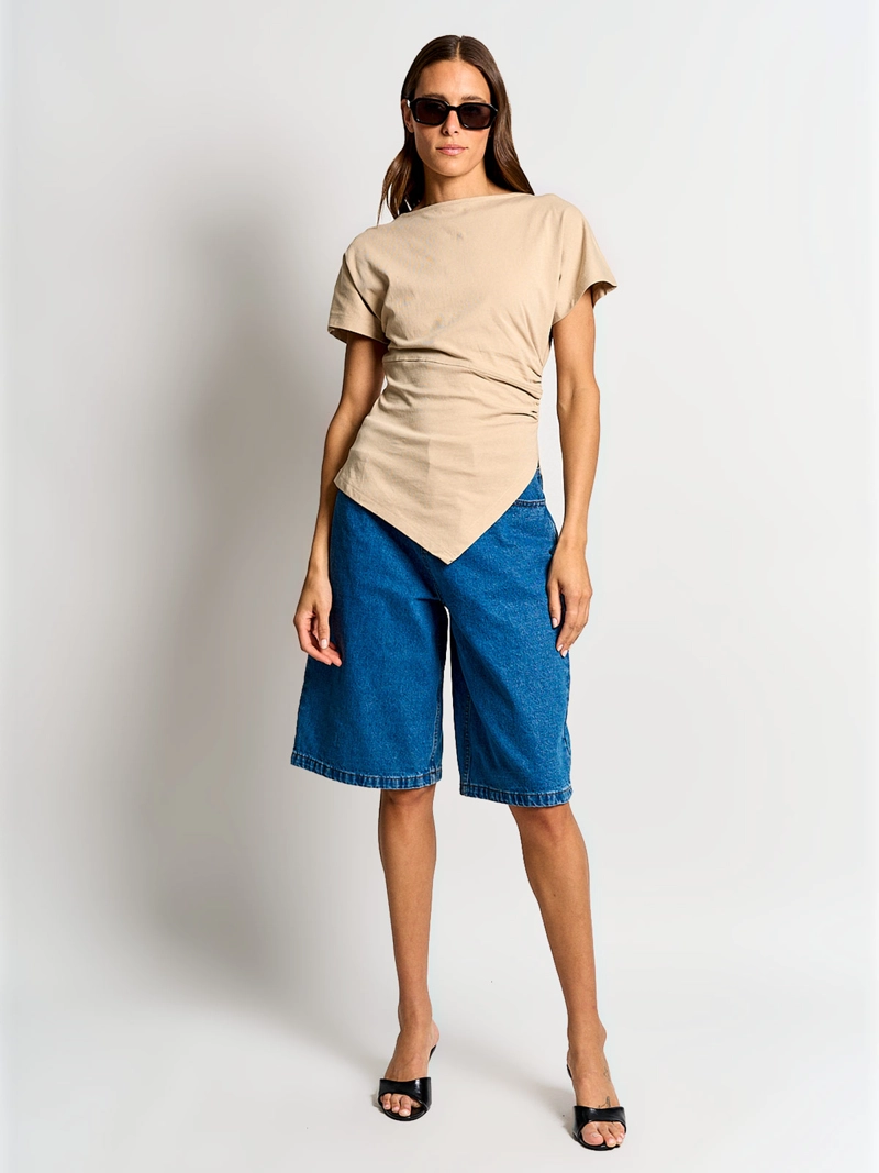 POLERA MUJER MARQUIS ALGODÓN ASIMÉTRICA - 4