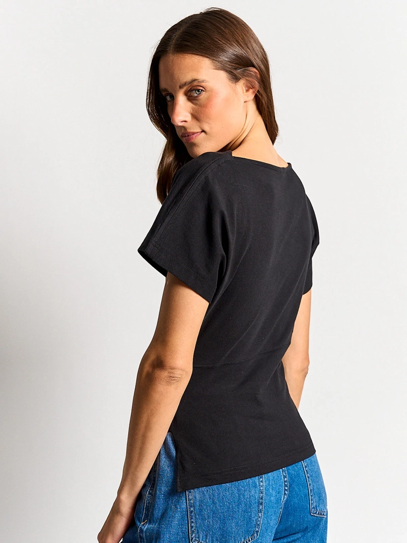 POLERA MUJER MARQUIS ALGODÓN ASIMÉTRICA - 2