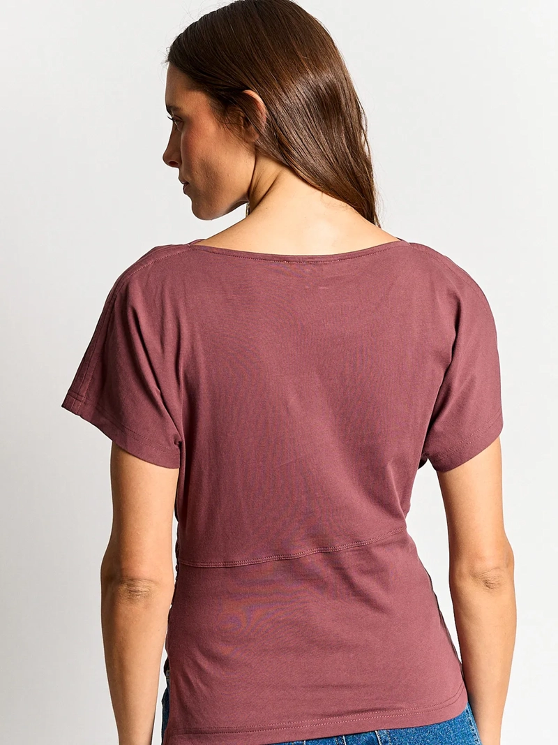 POLERA MUJER MARQUIS ALGODÓN ASIMÉTRICA - 2