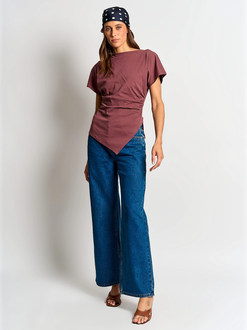 POLERA MUJER MARQUIS ALGODÓN ASIMÉTRICA - 4